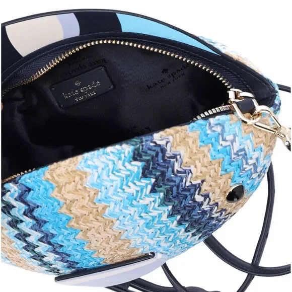 Kate Spade KG739 What A Catch 3D Fish Crossbody Novelty Blue Multi - Picture 7 of 7